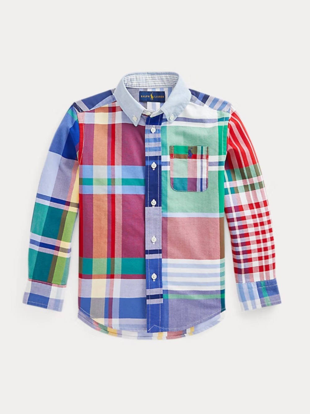 Polo Ralph Lauren Toddler Boys Mixed Plaids Button Down Shirt